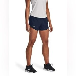 Under Armour Women's Navy Athletic  Running Shorts